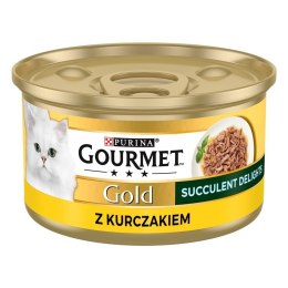 PURINA Gourmet Gold Succulent Delights Kurczak - mokra karma dla kota - 85g PURINA NESTLE