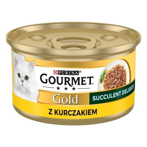 PURINA Gourmet Gold Succulent Delights Kurczak - mokra karma dla kota - 85g PURINA NESTLE