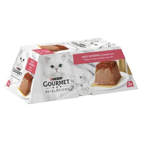 PURINA Gourmet Revelations Łosoś - mokra karma dla kota - 2x57 g PURINA NESTLE