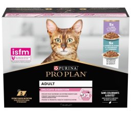 PURINA Pro Plan Delicate Indyk ryba w sosie Multipack - mokra karma dla kota - 10x85 g PURINA NESTLE