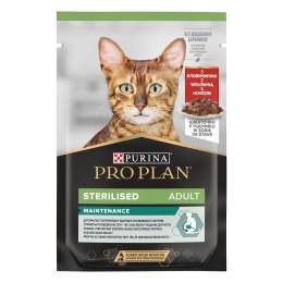 PURINA Pro Plan Sterilised Wołowina i kurczak w sosie Multipack - mokra karma dla kota - 10x85 g PURINA NESTLE