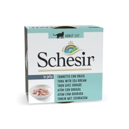 SCHESIR dla kotów Oceanic Adult w Galarecie Tuńczyk z Doradą 85g Agras Pet Foods