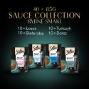 SHEBA Sauce Collection Mix Smaków rybnych w sosie - Mokra karma dla kota - 40x85g Sheba