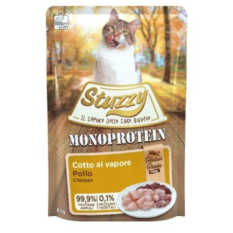 STUZZY dla kotów Monoprotein Drób dla Dorosłych 85g Agras Pet Foods