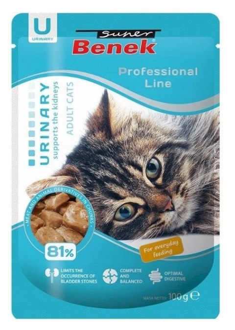 SUPER BENEK Urinary - mokra karma dla kota - 100 g Super Benek