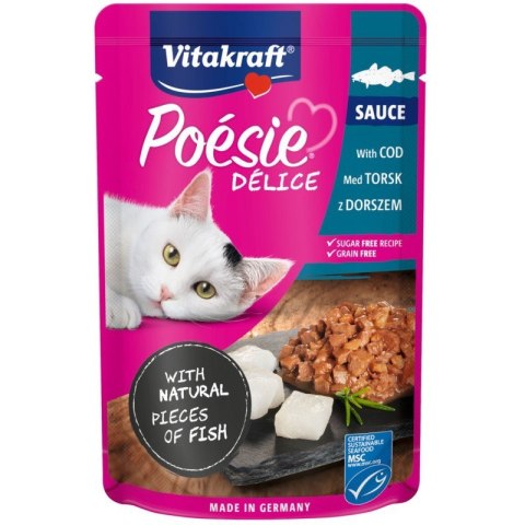 VITAKRAFT POESIE DELICE dorsz dla kota 85g Vitakraft