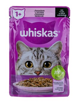 WHISKAS Adult Łosoś w sosie - mokra karma dla kota - 85 g Whiskas