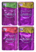 WHISKAS Klasyczne posiłki w sosie - mokra karma dla kota - 80x85 g Whiskas