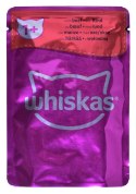 WHISKAS Klasyczne posiłki w sosie - mokra karma dla kota - 80x85 g Whiskas