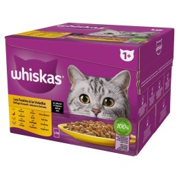 WHISKAS Kurczak kaczka drób indyk w sosie 24x85g Whiskas