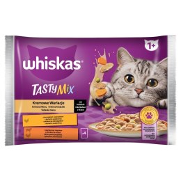 WHISKAS Tasty Mix Kremowe Wariacje w sosie - mokra karma dla kota - 4 x 85g Whiskas