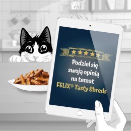 FELIX Tasty Shreds z łososiem i tuńczykiem - mokra karma dla kota - 4x 80g PURINA NESTLE