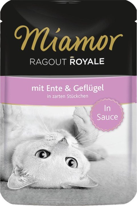 MIAMOR Ragout Royale smak: kaczka z drobiem w sosie - saszetka 100g Miamor