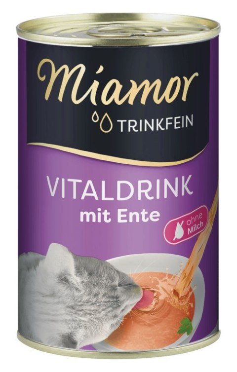 MIAMOR Vitaldrink Z Kaczką Puszka 135g Miamor