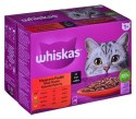 WHISKAS Klasyczne Posiłki w sosie - mokra karma dla kota - saszetka - 12x85 g Whiskas