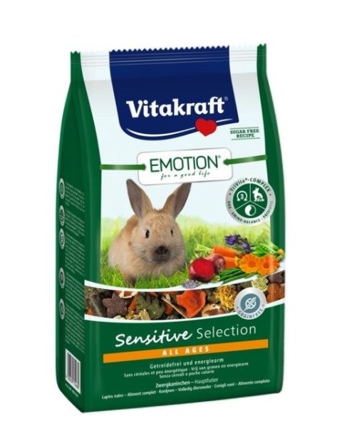 VITAKRAFT EMOTION SENSITIVE karma dla królika 600g Vitakraft