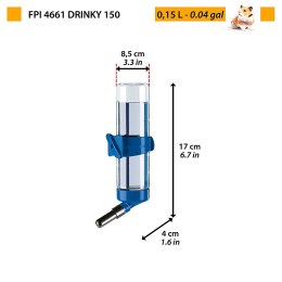 FERPLAST DRINKY 4661 SMALL - pojnik automatyczny dla gryzoni - 150 ml FERPLAST