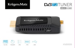 KRUGER & MATZ DEKODER DVB-T2H.265 HEVC MINI KM9999 Kruger & Matz