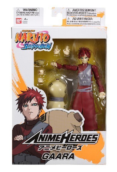 ANIME HEROES NARUTO - GAARA BANDAI