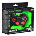 Gamepad Esperanza Warrior EGG102R (kolor czarny, kolor czerwony) Esperanza