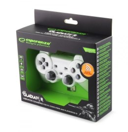 Gamepad bezprzewodowy Esperanza GLADIATOR EGG108W (PC, PS3; kolor biały) Esperanza