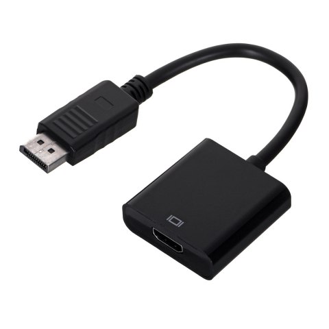 Adapter GEMBIRD A-DPM-HDMIF-002 (DisplayPort M - HDMI F; 0,10m; kolor czarny) GEMBIRD