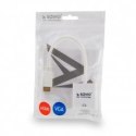 Adapter SAVIO CL-27/B (HDMI M - D-Sub (VGA) F; 0,10m; kolor biały) SAVIO