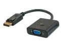 Adapter SAVIO CL-90 (DisplayPort M - D-Sub (VGA) F; 0,20m; kolor czarny) SAVIO