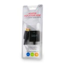 Adapter SAVIO cl-55 (HDMI F - DisplayPort M; 0,10m; kolor czarny) SAVIO