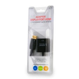 Adapter SAVIO cl-55 (HDMI F - DisplayPort M; 0,10m; kolor czarny) SAVIO