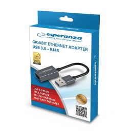 ESPERANZA GIGABIT ETHERNET 1000 MBPS ADAPTER USB 3.0-RJ45 ENA101 Esperanza