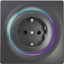 FIBARO Gniazdo Walli Outlet type F FGWOF-011-8 antracyt FIBARO