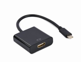 GEMBIRD ADAPTER NA KABLU USB TYP-C DO HDMI 4K 30HZ, 15CM, CZARNY GEMBIRD