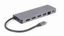 GEMBIRD MULTI ADAPTER USB TYP-C 5W1 HUB, HDMI, CZYTNIK KART, LAN, PD - 100W) GEMBIRD