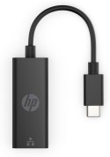 Przejściówka HP USB-C to RJ45 Adapter G2 czarna 4Z534AA Hewlett-Packard