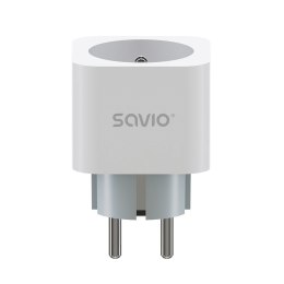 SAVIO INTELIGENTNE GNIAZDKO WI-FI, 16A, TIMER, POMIAR ZUŻYCIA ENERGII, AS-01 SAVIO