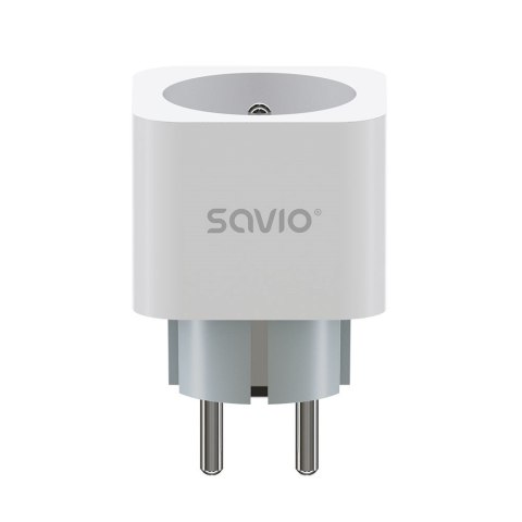 SAVIO INTELIGENTNE GNIAZDKO WI-FI, 16A, TIMER, POMIAR ZUŻYCIA ENERGII, AS-01 SAVIO