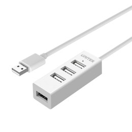 UNITEK HUB 4X USB 2.0 - BIAŁY, Y-2146 UNITEK