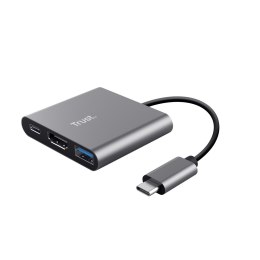 Adapter TRUST DALYX 3-IN-1 USB-C Trust