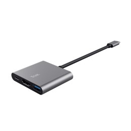 Adapter TRUST DALYX 3-IN-1 USB-C Trust