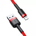 BASEUS KABEL LIGHTNING USB CAFULE1,5A 2M CZERWONY Baseus