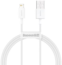 BASEUS KABEL SUPERIOR SERIES, 2.4A, 1M (BIAŁY) Baseus