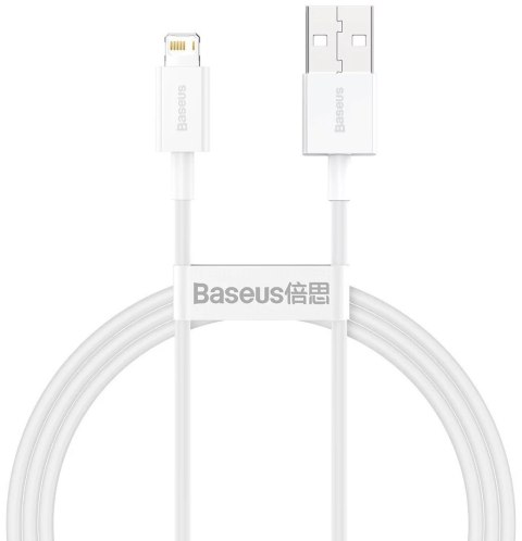 BASEUS KABEL SUPERIOR SERIES, 2.4A, 1M (BIAŁY) Baseus