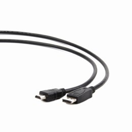 Kabel GEMBIRD CC-DP-HDMI-1M (DisplayPort - MHDMI M - 1m; kolor czarny) GEMBIRD