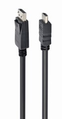 Kabel GEMBIRD CC-DP-HDMI-3M ( DisplayPort M - HDMI M -; 3m; kolor czarny) GEMBIRD