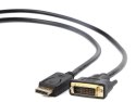 Kabel GEMBIRD CC-DPM-DVIM-6 (DisplayPort M - DVI-D M; 1,8m; kolor czarny) GEMBIRD