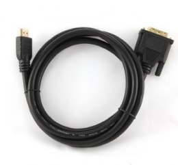 Kabel GEMBIRD CC-HDMI-DVI-6 (HDMI M - DVI-D M; 1,8m; kolor czarny) GEMBIRD