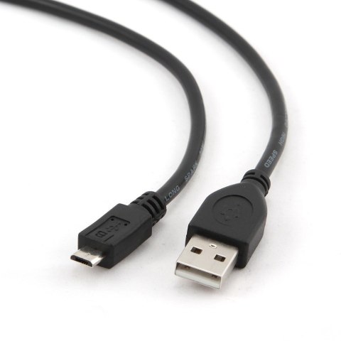 Kabel GEMBIRD CCP-MUSB2-AMBM-6 (USB M - Micro USB M; 1,8m; kolor czarny) GEMBIRD