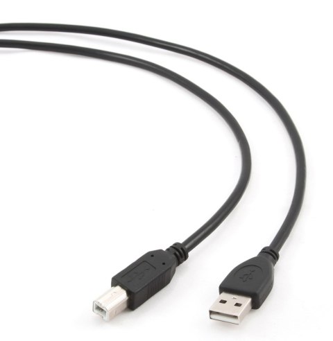 Kabel GEMBIRD CCP-USB2-AMBM-6 (USB 2.0 typu A M - USB 2.0 typu B M; 1,8m; kolor czarny) GEMBIRD