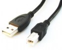 Kabel GEMBIRD CCP-USB2-AMBM-6 (USB 2.0 typu A M - USB 2.0 typu B M; 1,8m; kolor czarny) GEMBIRD